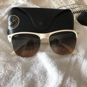 Ray Ban white wayfarer sunglasses